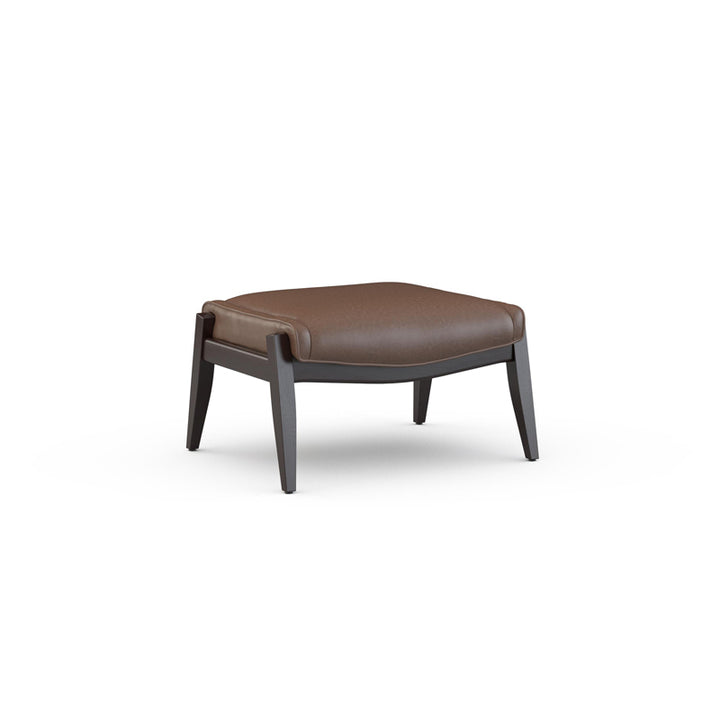 Kayla Leather Ottoman