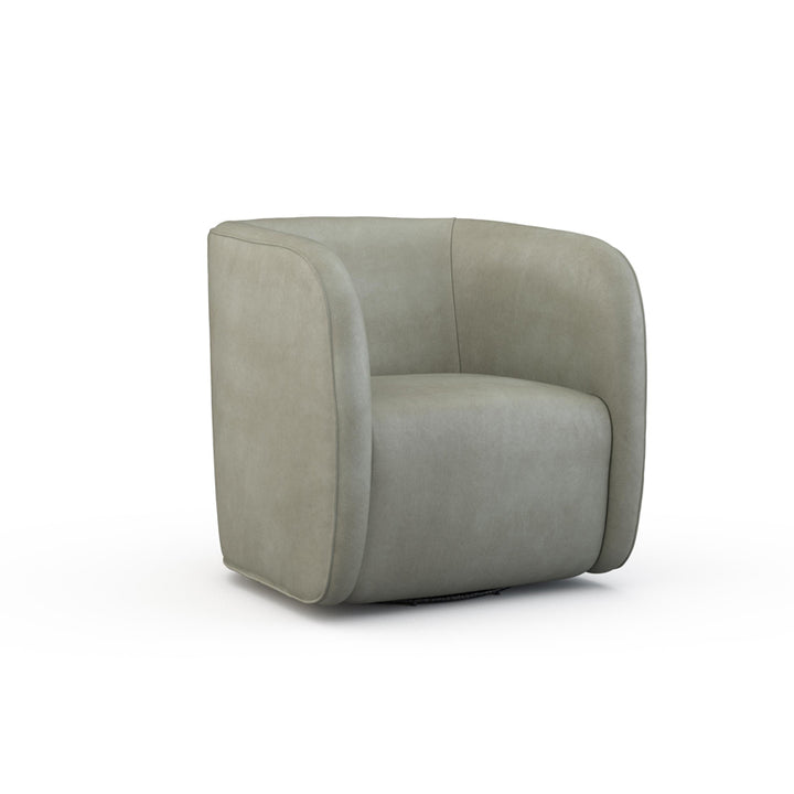 Lovato Leather Swivel Chair