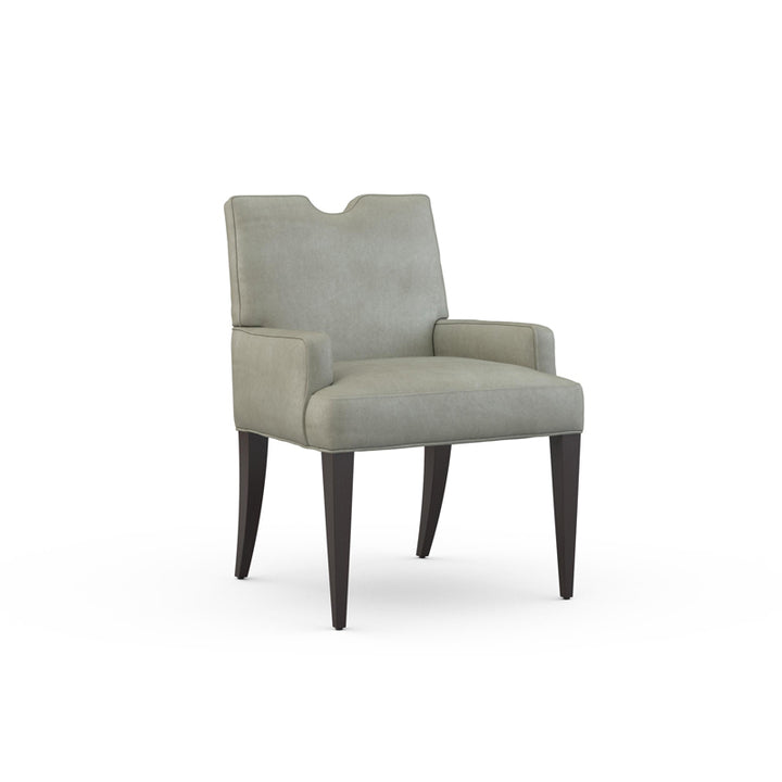 Hopkins Leather Dining Arm Chair