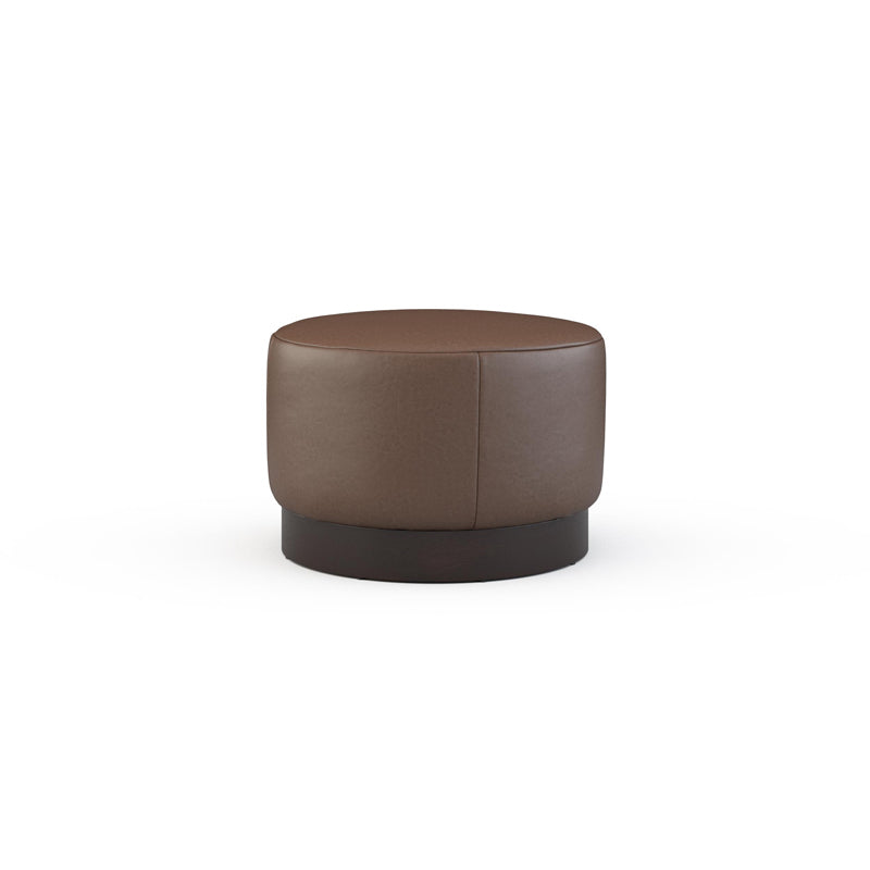 Rami Leathe Swivel Ottoman