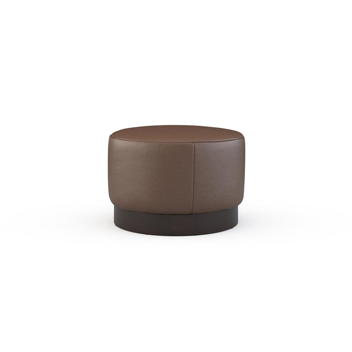 Rami Leathe Swivel Ottoman