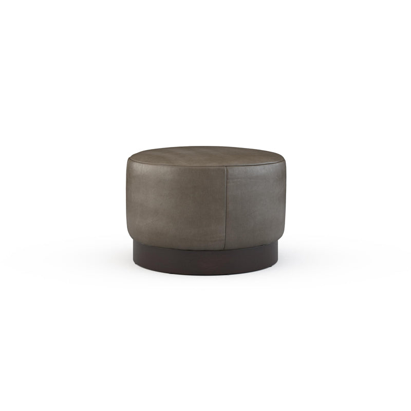 Rami Leathe Swivel Ottoman