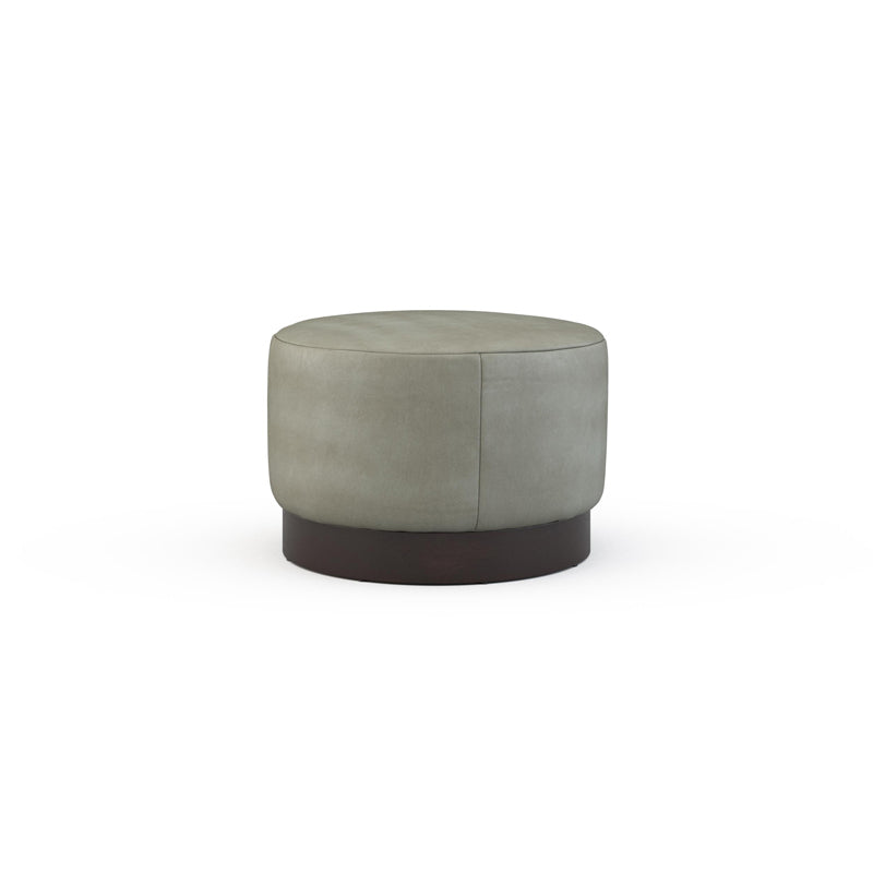 Rami Leathe Swivel Ottoman