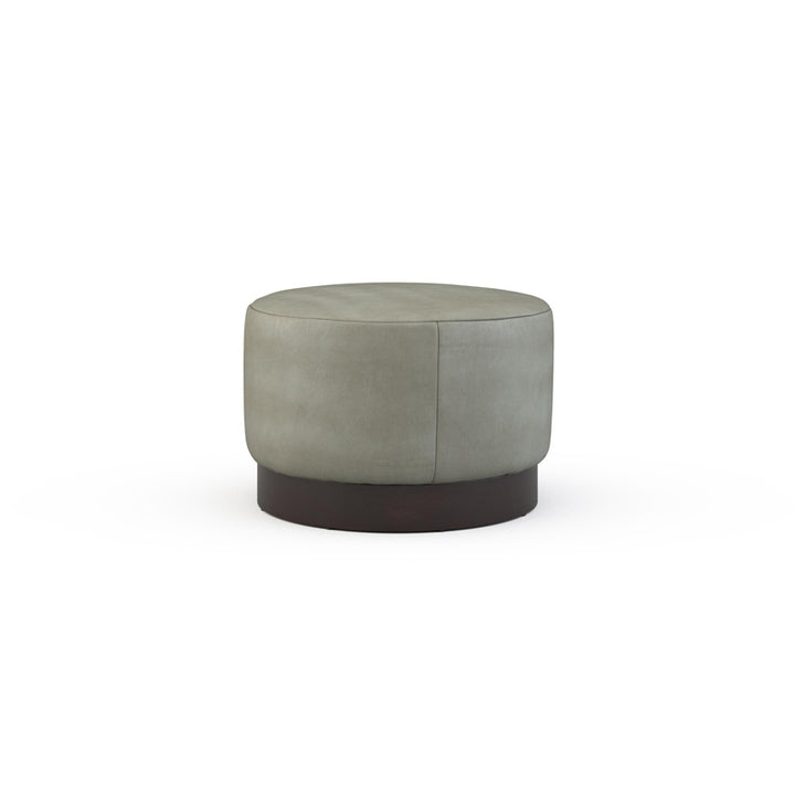 Rami Leathe Swivel Ottoman