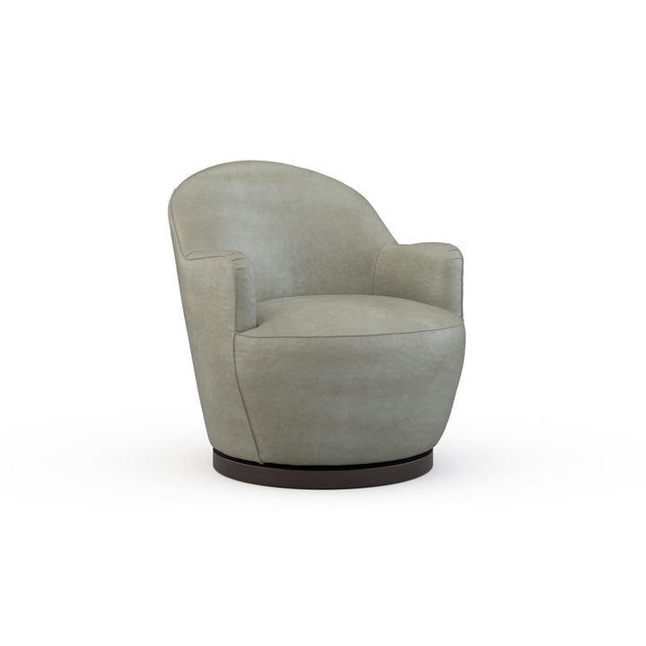 Rae Leather Swivel Chair