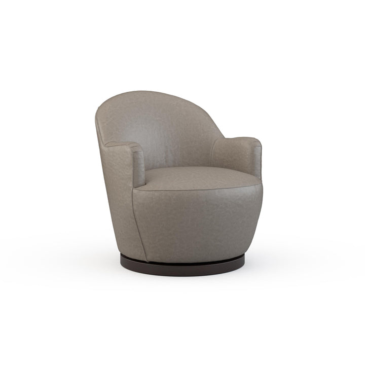 Rae Leather Swivel Chair