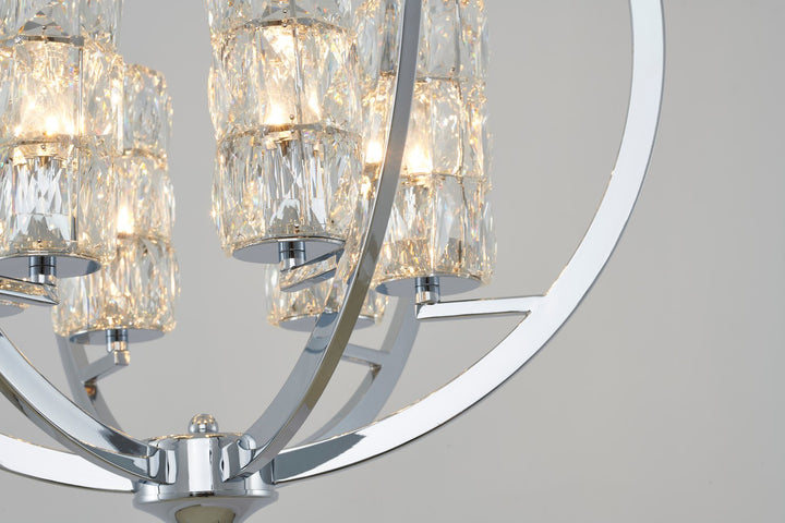 LA14 Six Light Chandelier