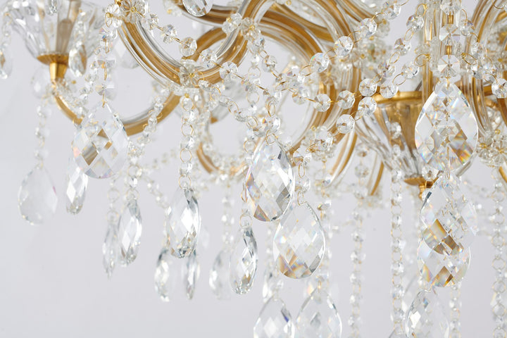 LA4307C33BR 12 Light Chandelier