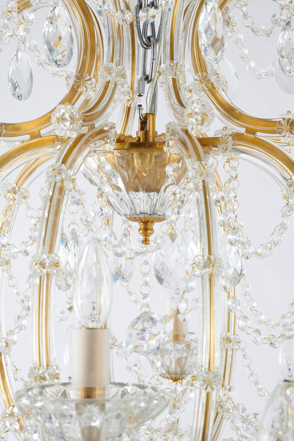 LA4307C33BR 12 Light Chandelier