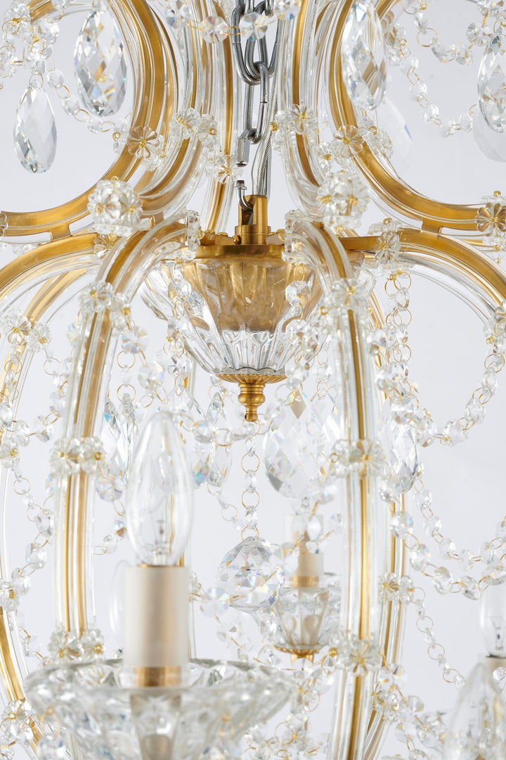 LA4307C33BR 12 Light Chandelier