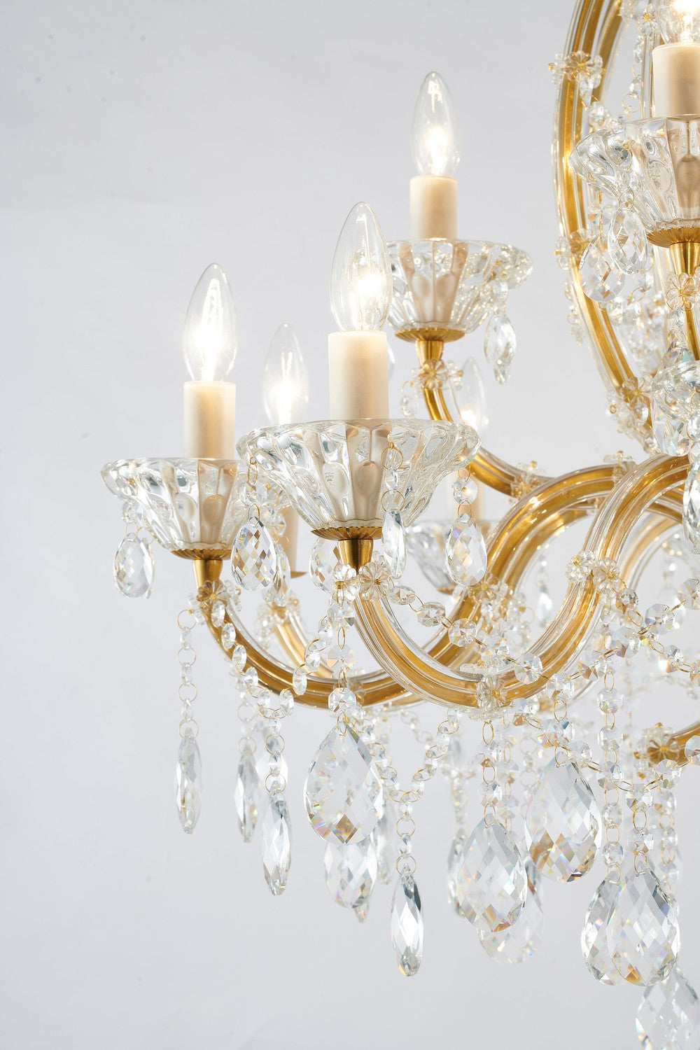 LA4307C38BR 18 Light Chandelier