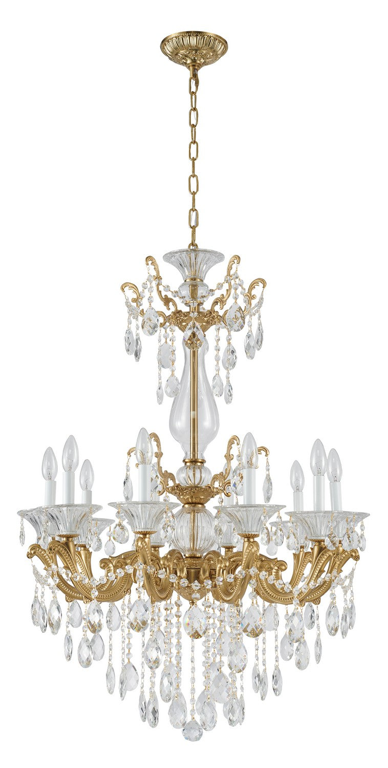 LA50C28BR Ten Light Chandelier