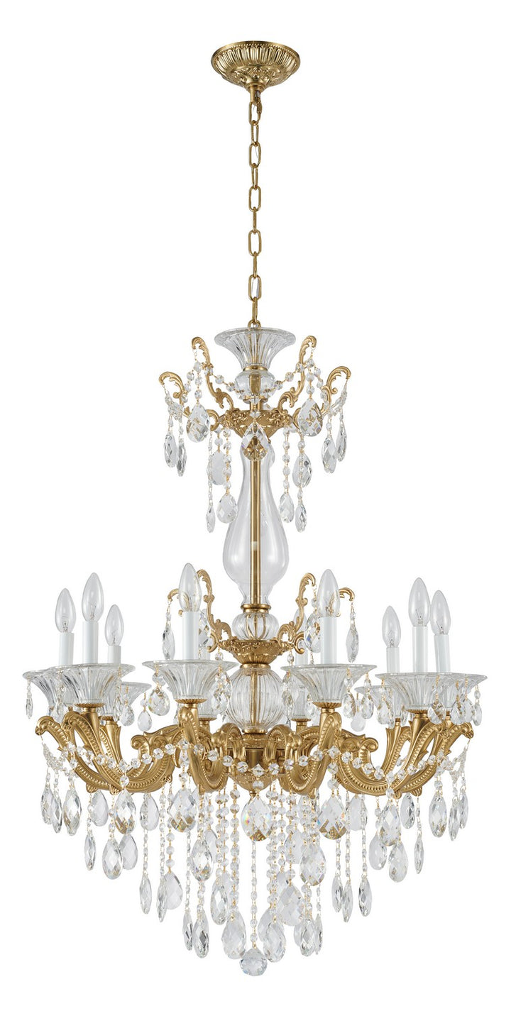 LA50C28BR Ten Light Chandelier