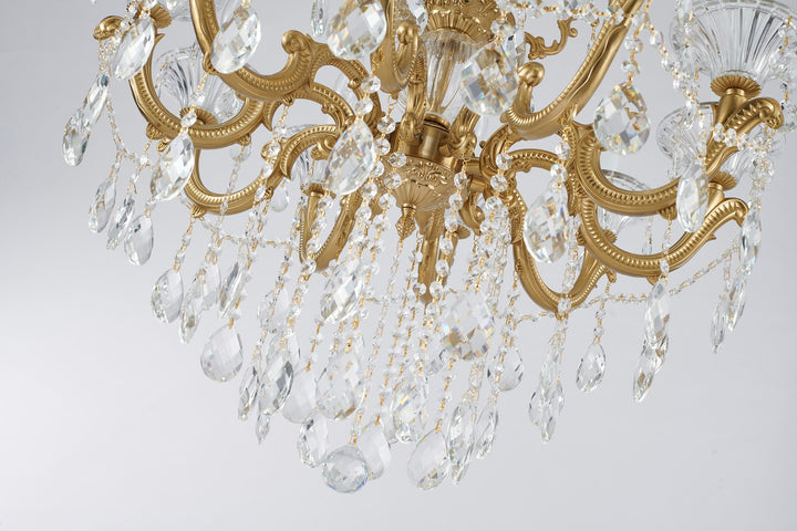LA50C28BR Ten Light Chandelier
