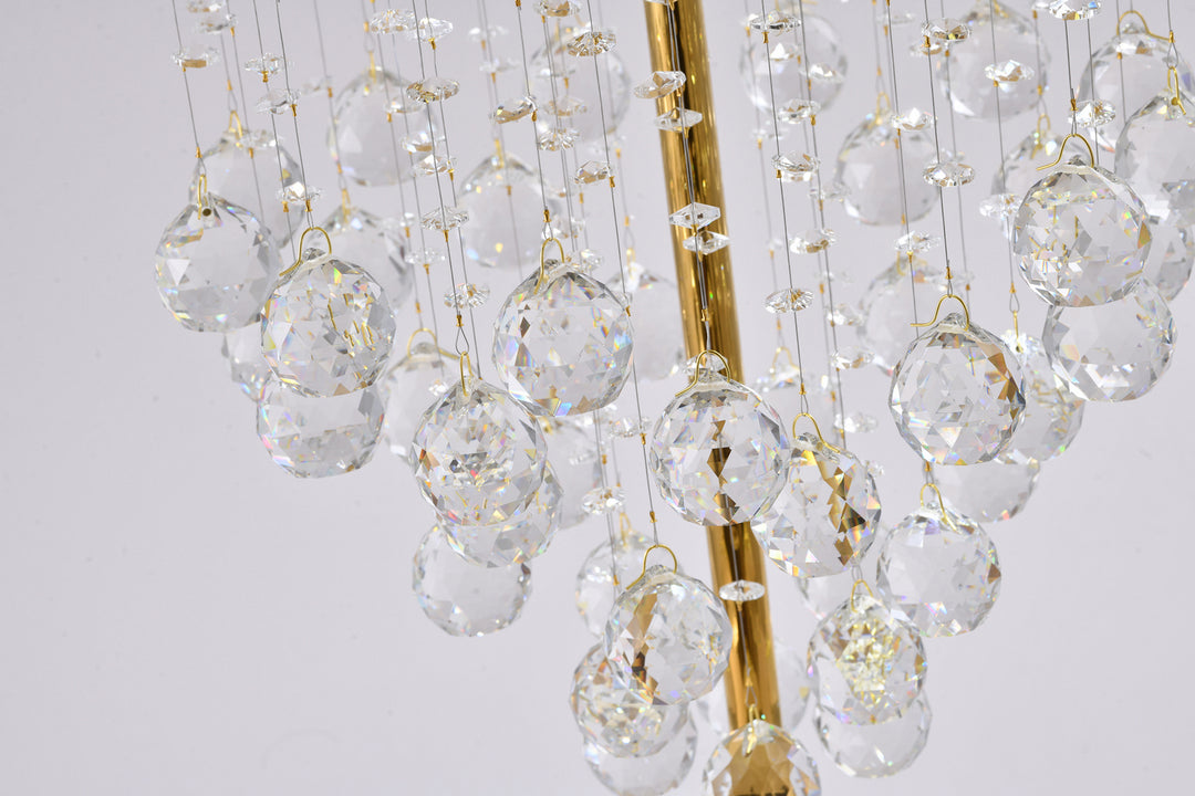 LX03TG Three Light Table Lamp