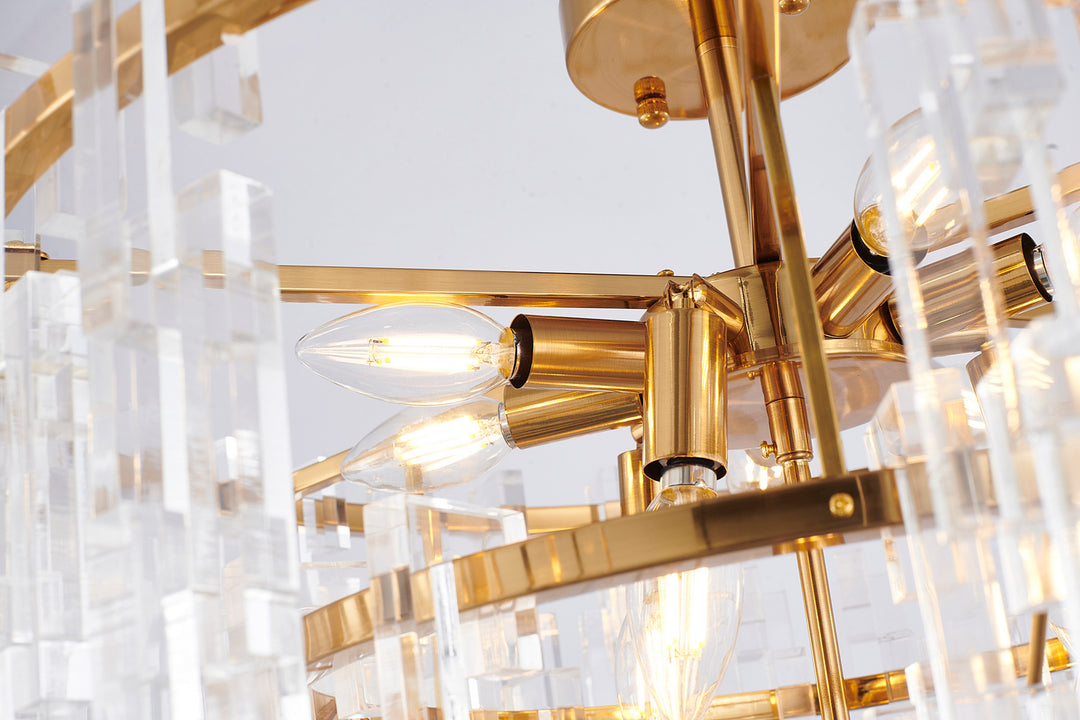 LX54L Ten Light Chandelier
