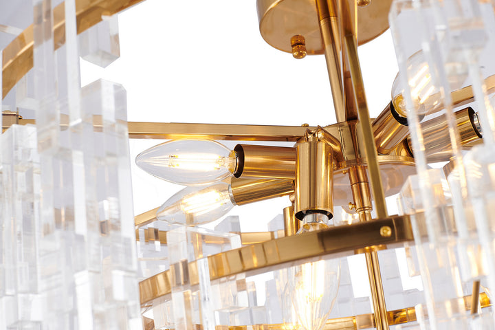 LX54 Ten Light Chandelier