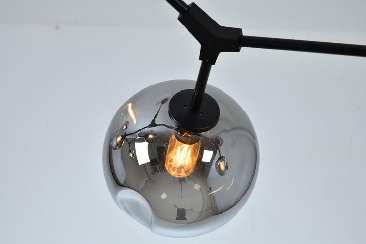 MA11XBLK-SMK Eight Light Chandelier