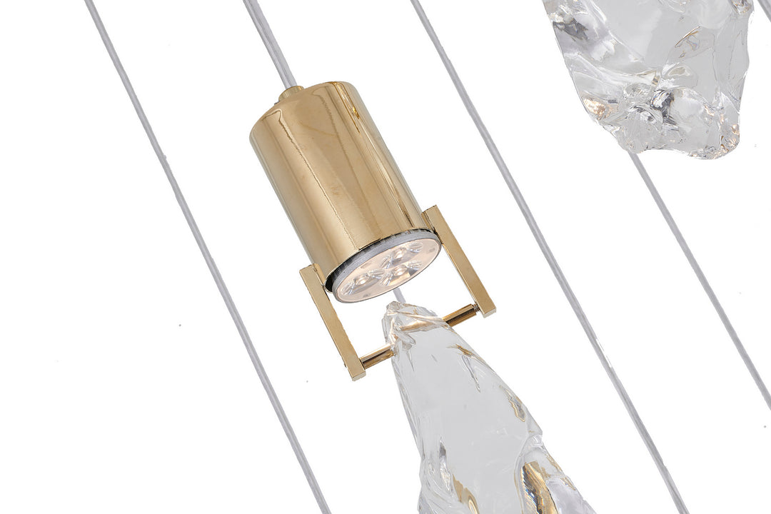 MAT08C16G Seven Light Chandelier