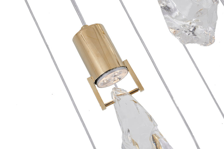 MAT08C16G Seven Light Chandelier