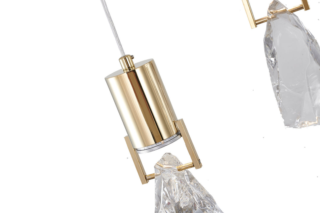 MAT09C40G Ten Light Chandelier