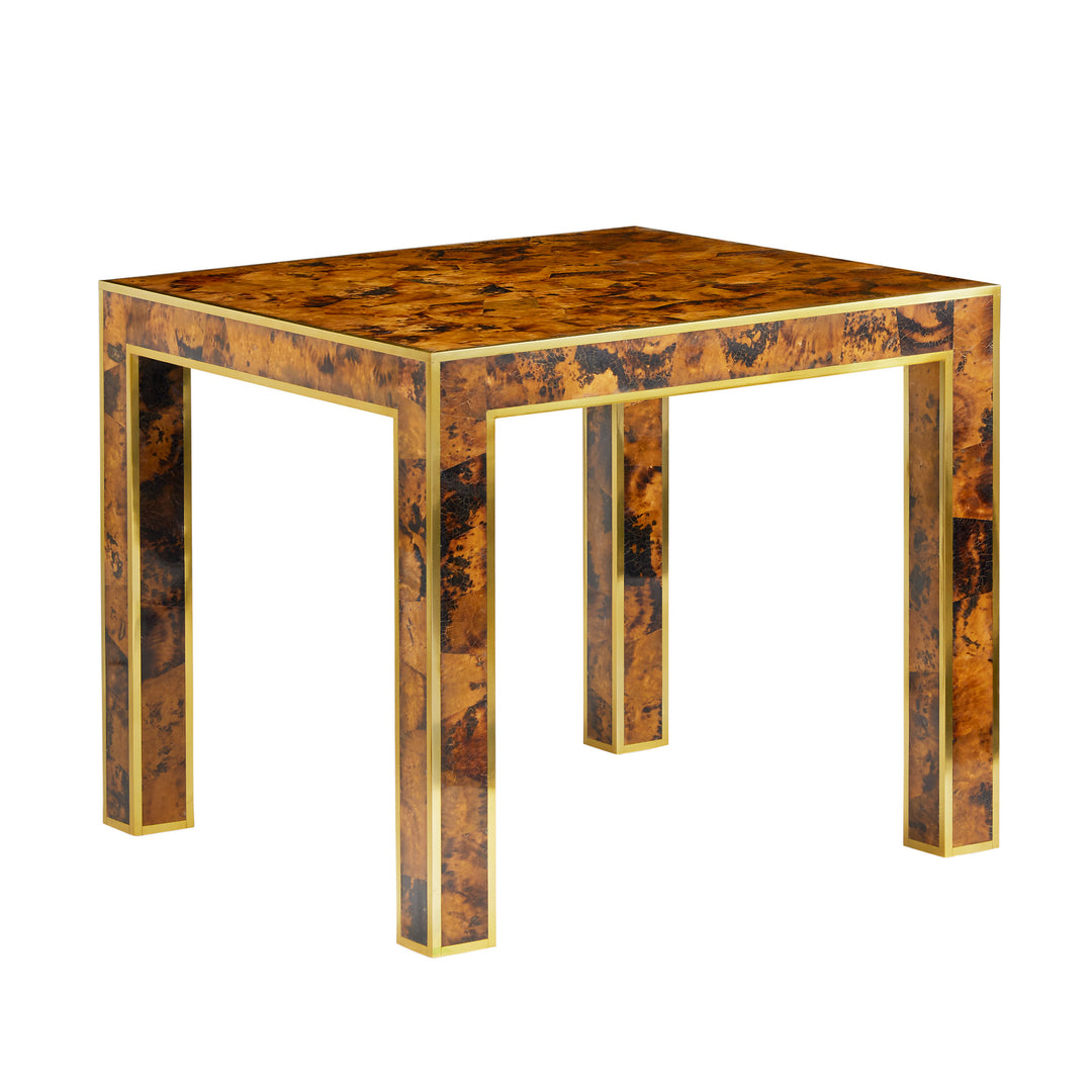 Brice End Table-Toffee Penshell