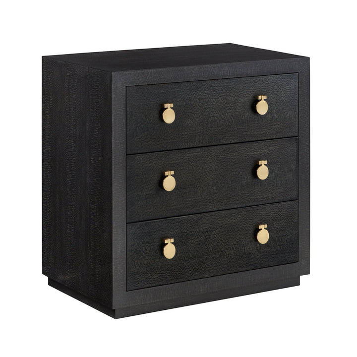 Mirage Bedside Chest-Black Lacewood