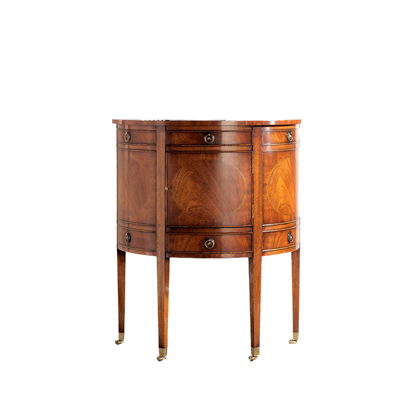 Georgian Half Round Cabinet