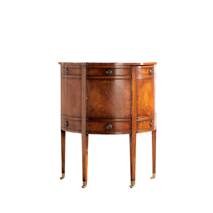 Georgian Half Round Cabinet