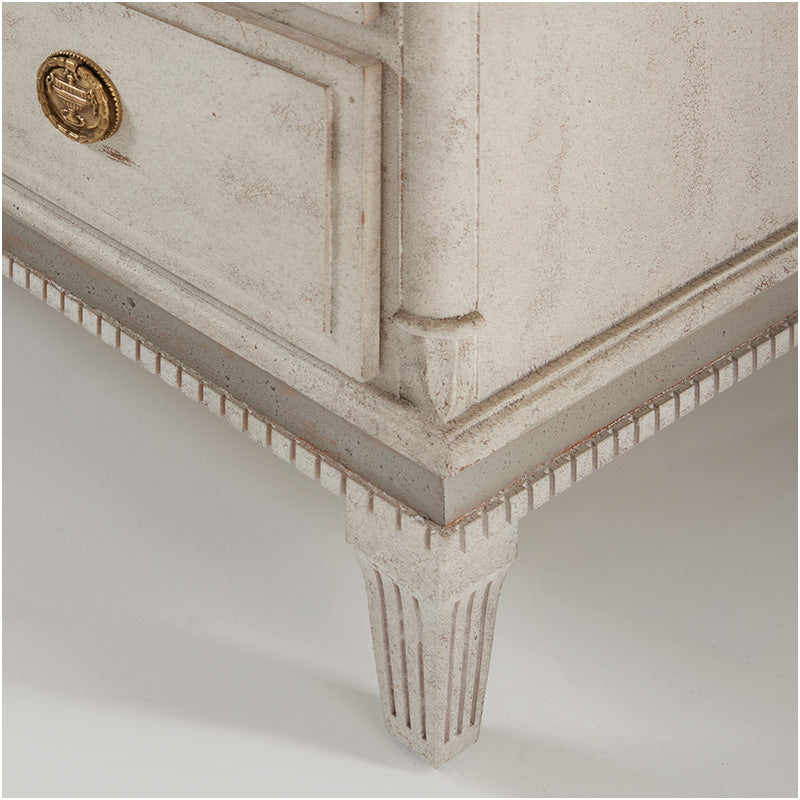 Large Gustavian 4-Drawer Commode