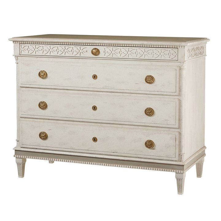 Large Gustavian 4-Drawer Commode