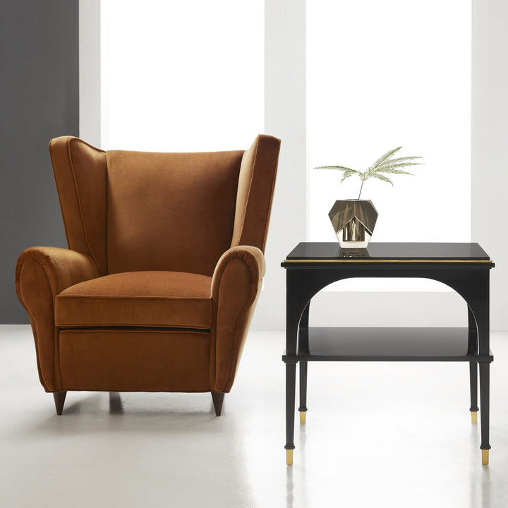 Classical End Table-Ebony