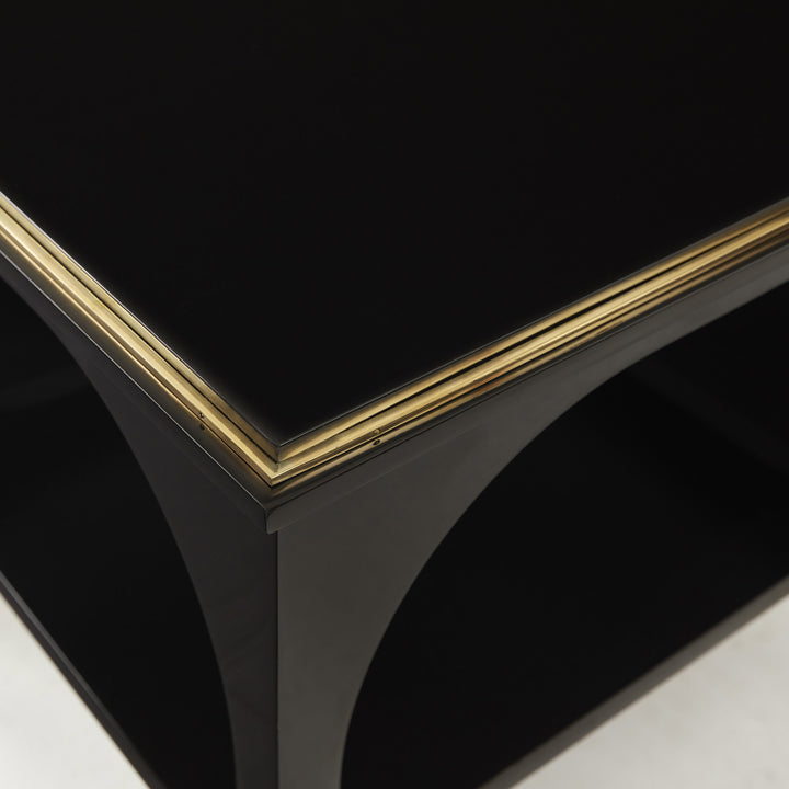 Classical End Table-Ebony