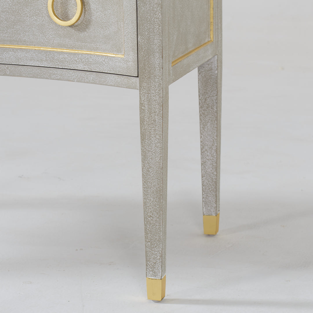 Gustavain Concave Two Drawer Commode