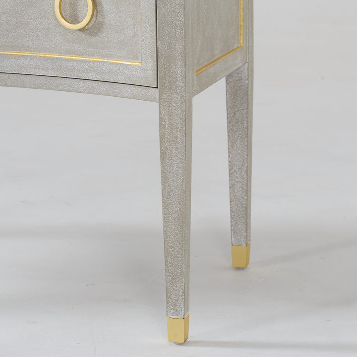 Gustavain Concave Two Drawer Commode