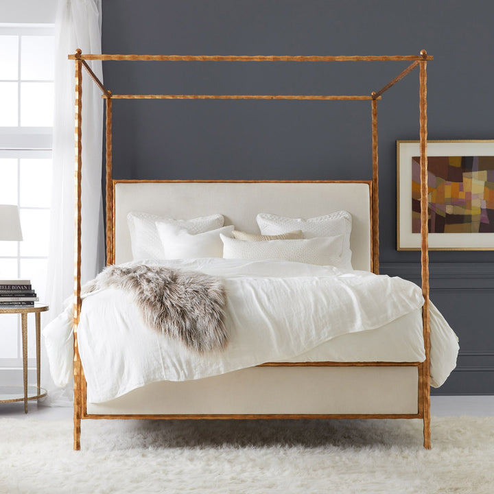 Organic Bed-Gold Leaf-Queen