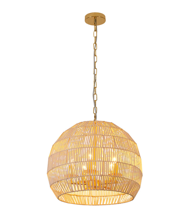 MIA12C20W Five Light Chandelier