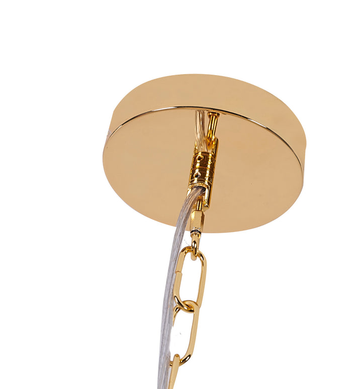 MIA12C20W Five Light Chandelier