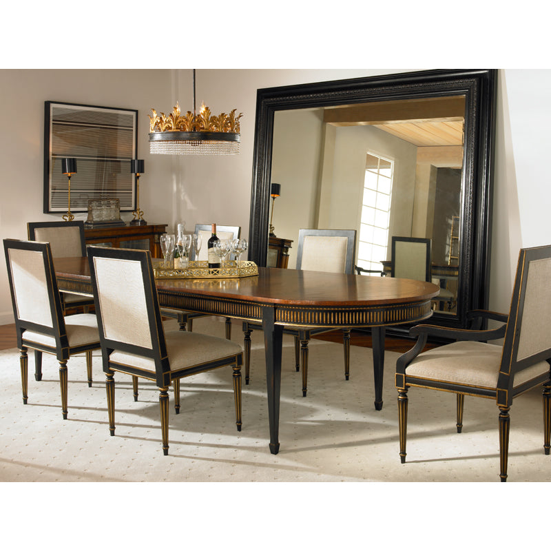 Barrington Dining Table - White/Silver