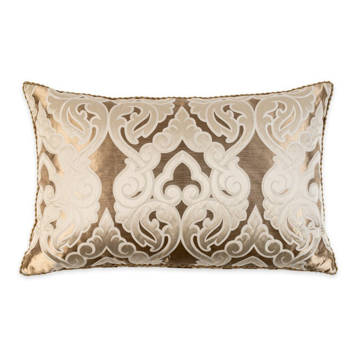 Botticelli Taupe Throw Pillow