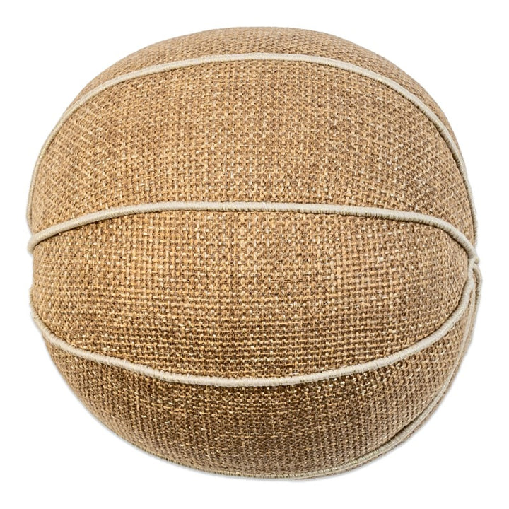 Gold Basketball Throw Pillow