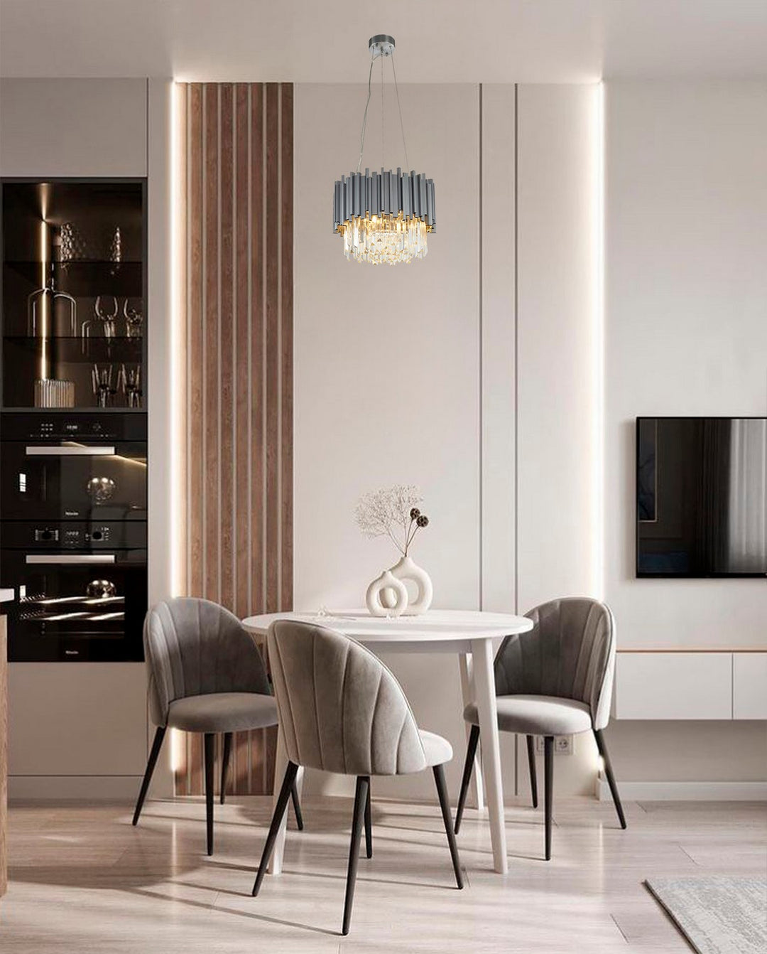 MU10C16CH Six Light Chandelier