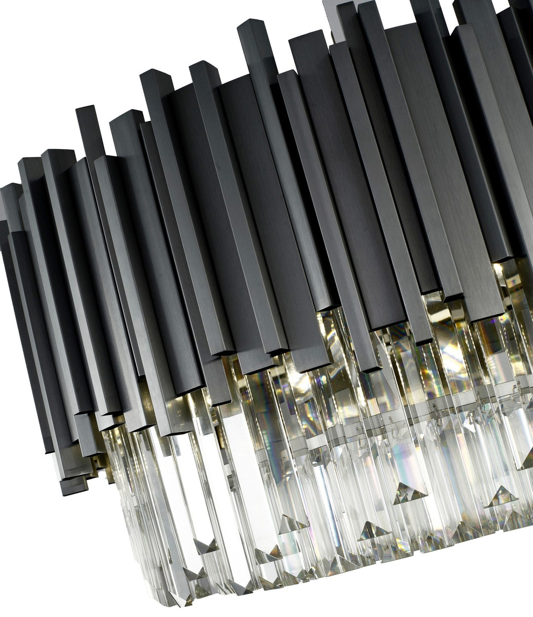 MU10C22BLK Eight Light Chandelier