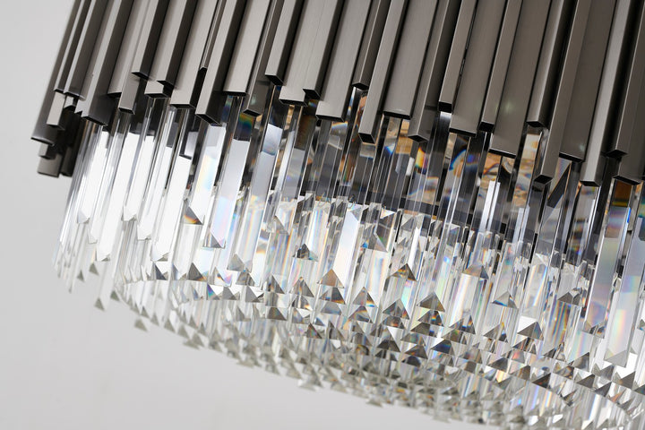 MU10C28BLK 12 Light Chandelier
