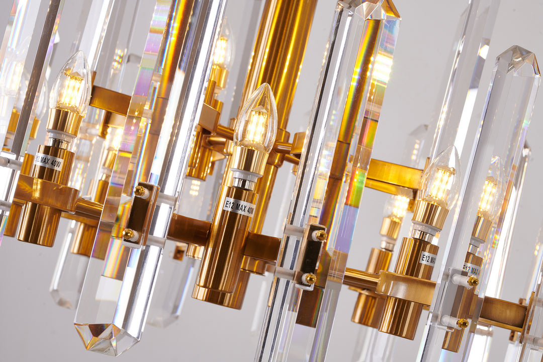MU56C25G 12 Light Chandelier