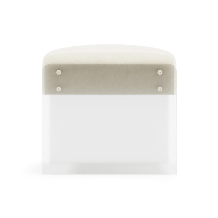 Jasper Leather Ottoman
