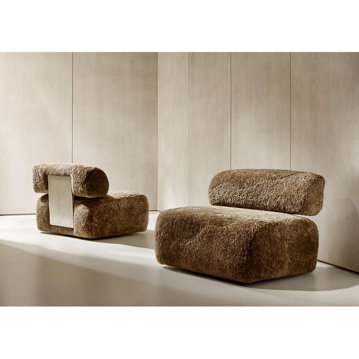Paley Shearling Swivel Chair
