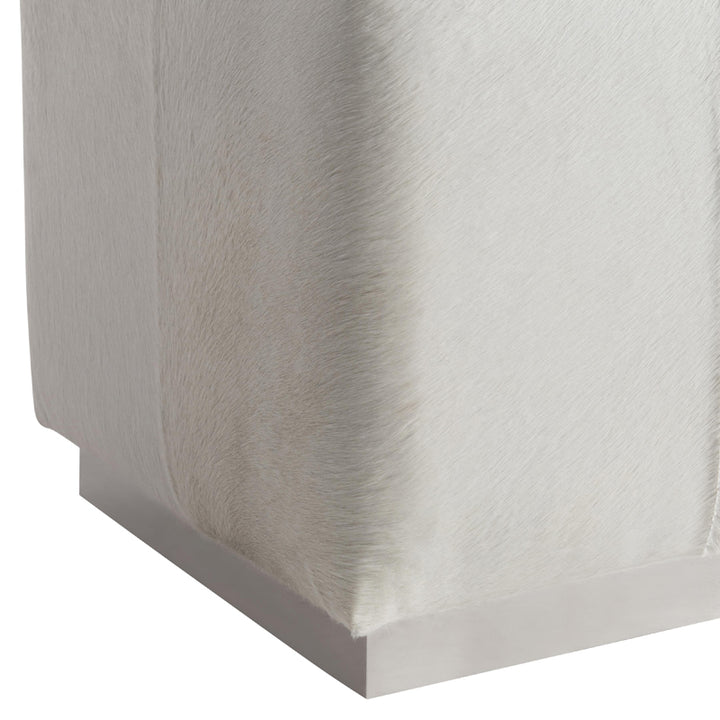 Aspen Leather Ottoman
