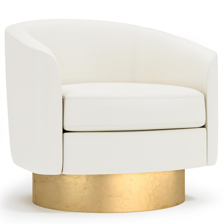 Camino Leather Swivel Chair