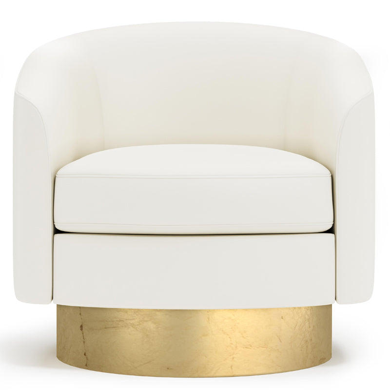 Camino Leather Swivel Chair